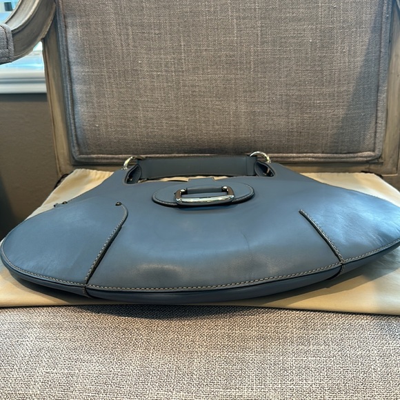 LOYD MAISH — versatile handbag. Made in Italy. Light blue - Picture 15 of 16